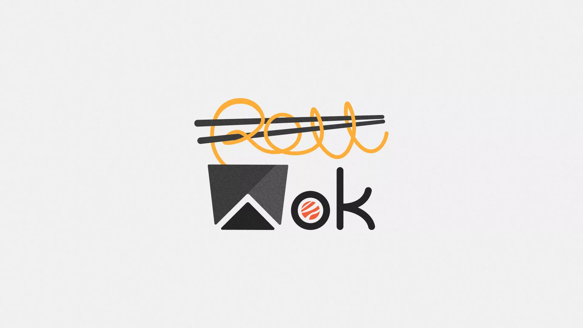 Разработка логотипа в Челябинске для суши-бара «Roll Wok Club» Разработка логотипа в Челябинске для суши-бара «Roll Wok Club»