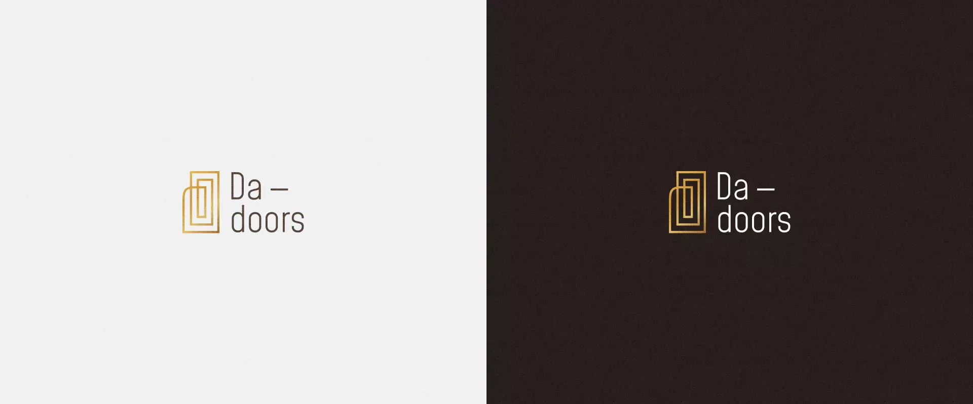 Разработка логотипа для компании «DA-DOORS» в Челябинске